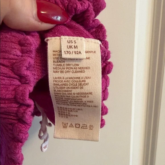 Free People Pink Ombre Ruffle Top - Picture 4 of 5